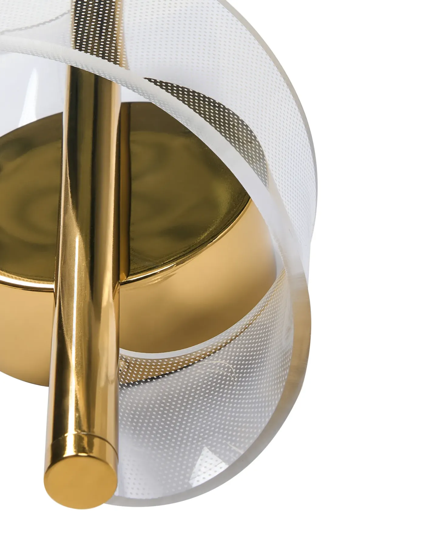 Lampa ścienna LED SARELA Złoty Metal