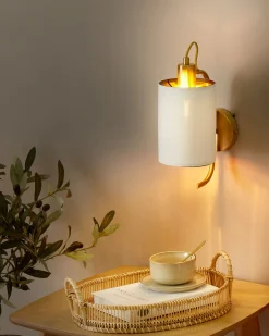 Lampa ścienna LIBERIA Miedziany Metal
