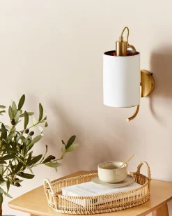 Lampa ścienna LIBERIA Miedziany Metal