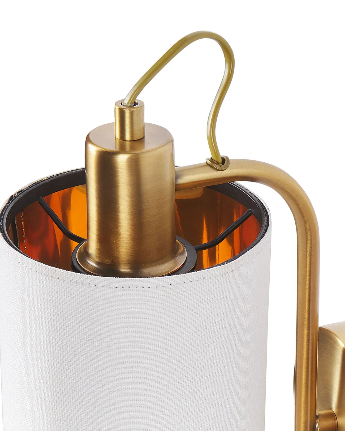 Lampa ścienna LIBERIA Miedziany Metal