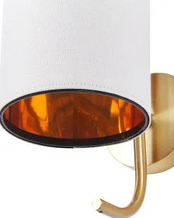Lampa ścienna LIBERIA Miedziany Metal
