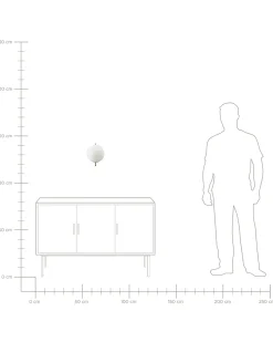 Lampa ścienna LIZONNE Złoty Metal