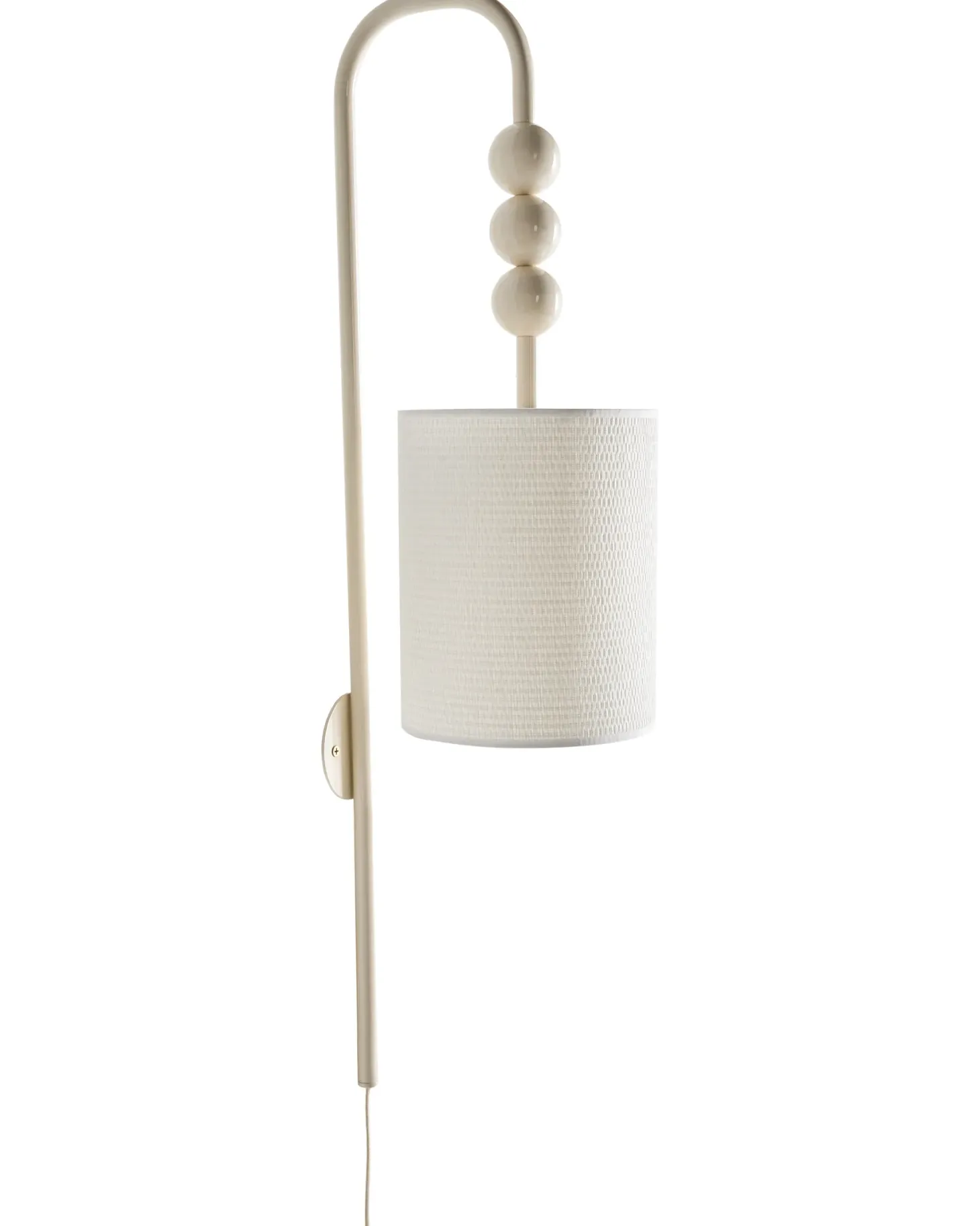 Lampa ścienna LOKY Beżowy Metal