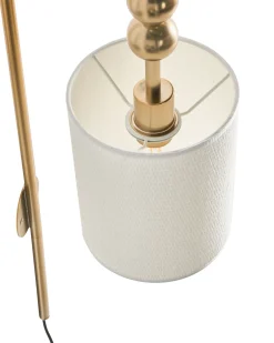 Lampa ścienna LOKY Mosiężny Metal