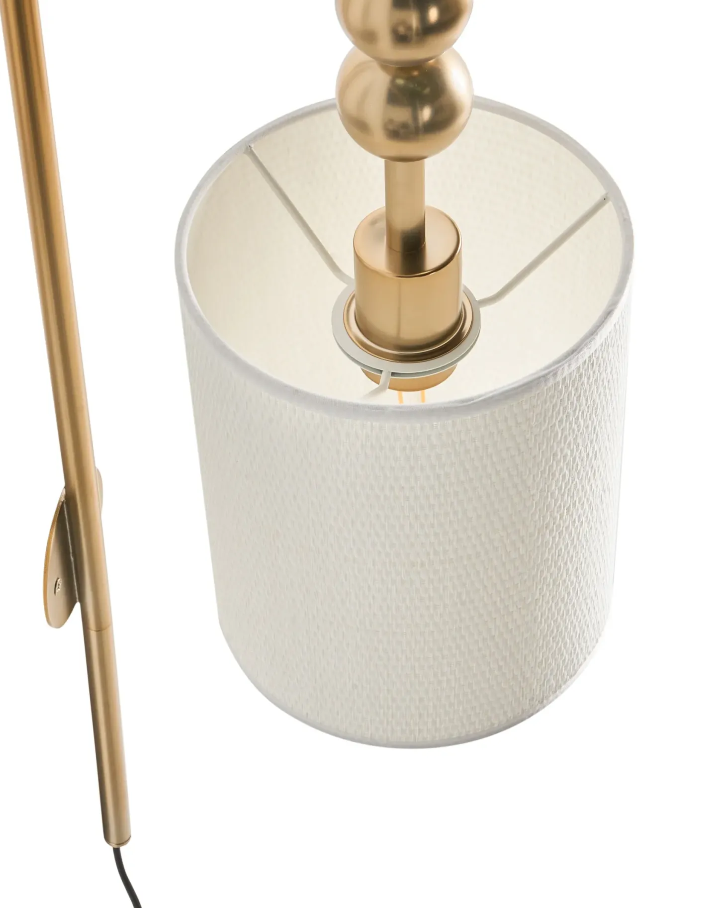 Lampa ścienna LOKY Mosiężny Metal