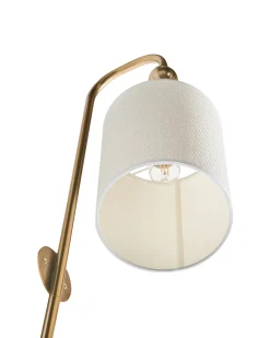 Lampa ścienna LOKY Mosiężny Metal