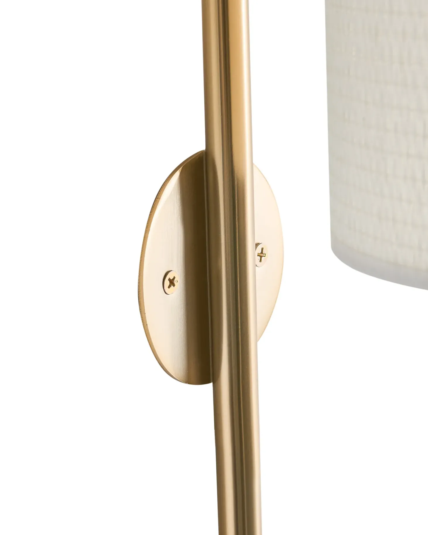 Lampa ścienna LOKY Mosiężny Metal