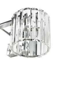 Lampa ścienna LOURIDO Srebrny Metal