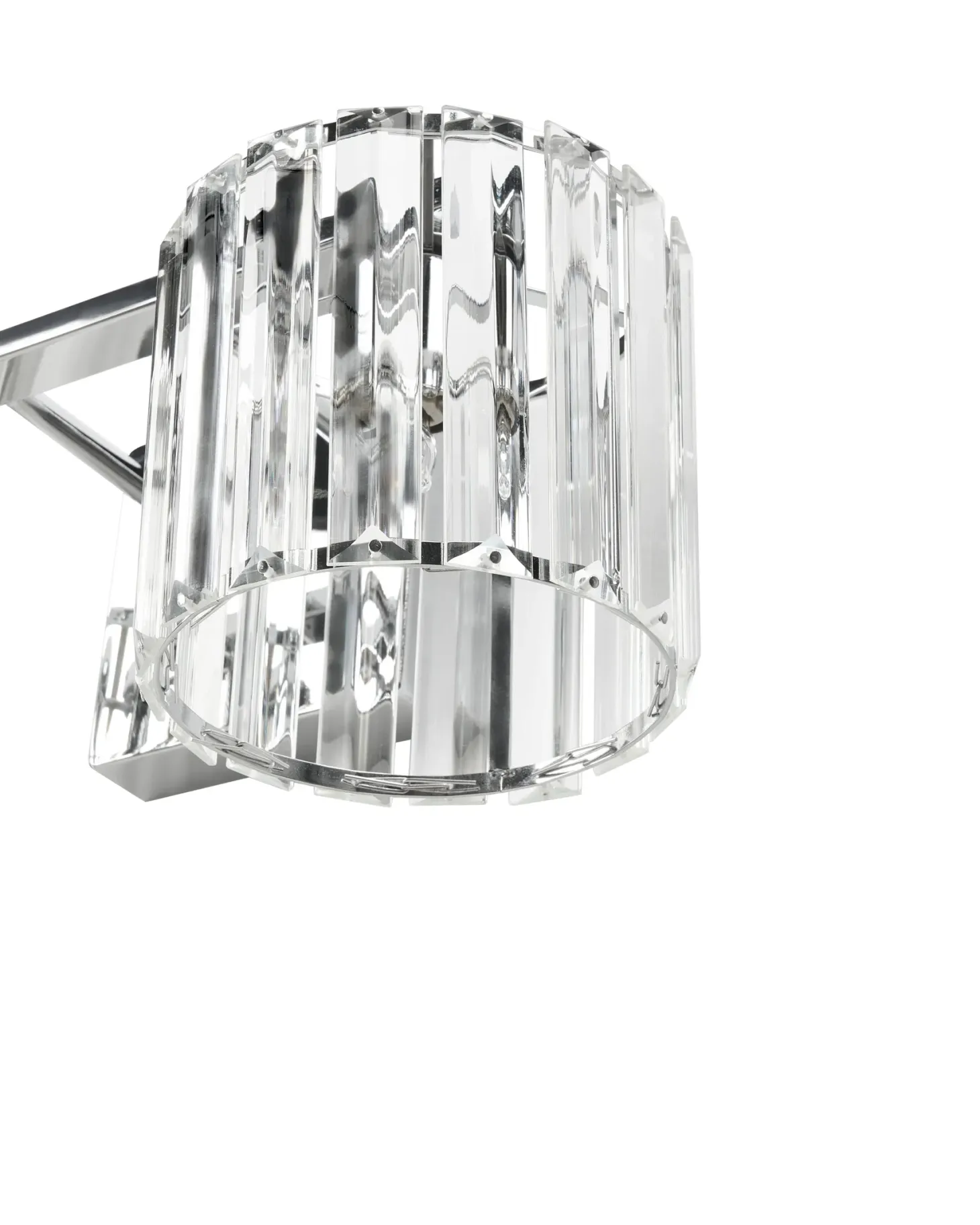 Lampa ścienna LOURIDO Srebrny Metal