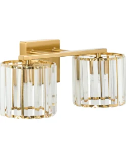 Lampa ścienna LOURIDO Złoty Metal