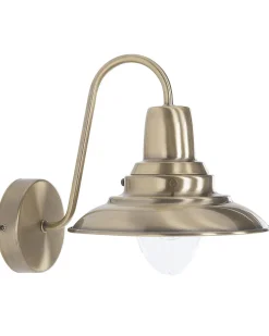 Lampa ścienna LUZA Mosiężny Metal