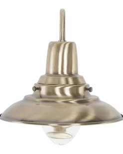 Lampa ścienna LUZA Mosiężny Metal