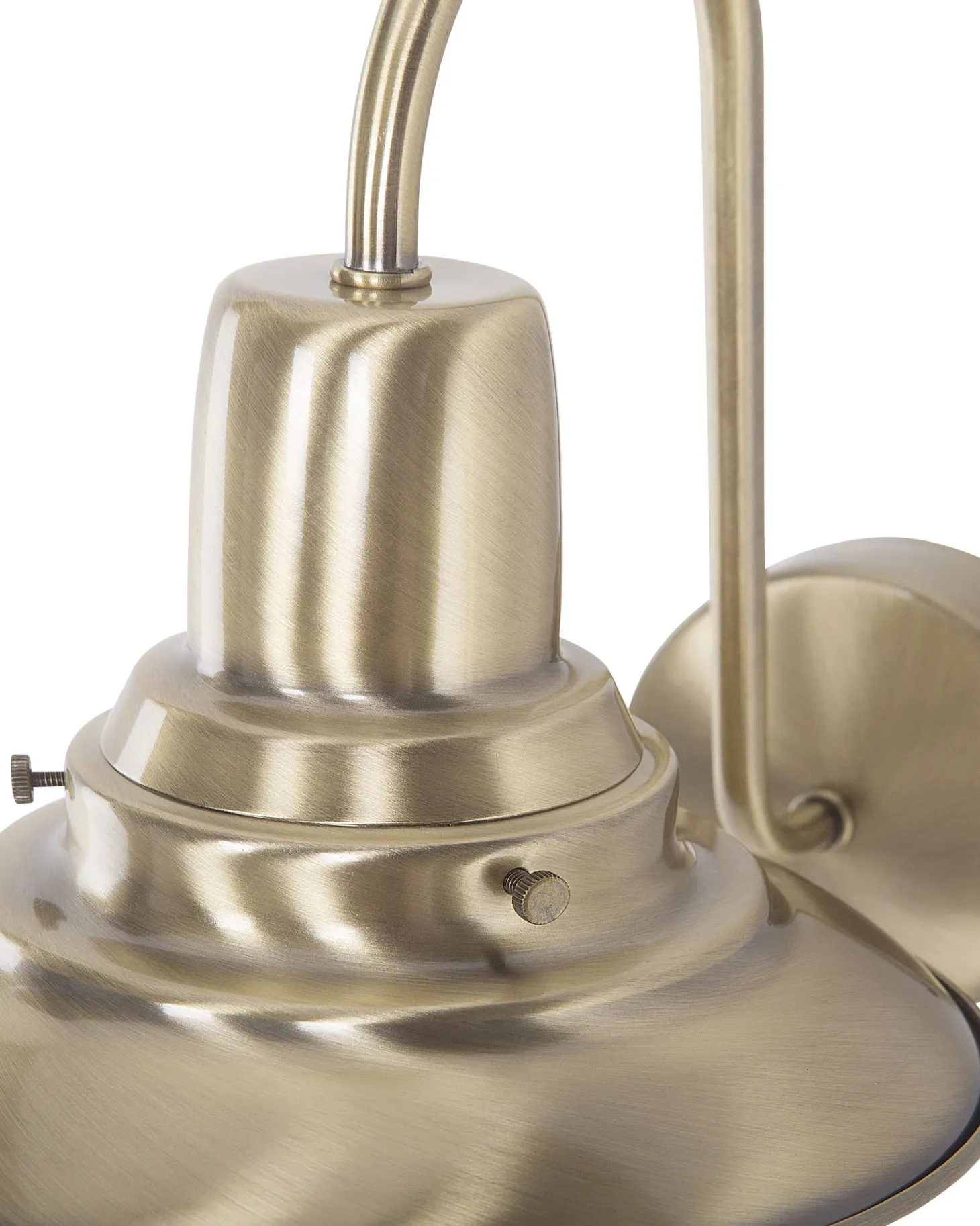 Lampa ścienna LUZA Mosiężny Metal