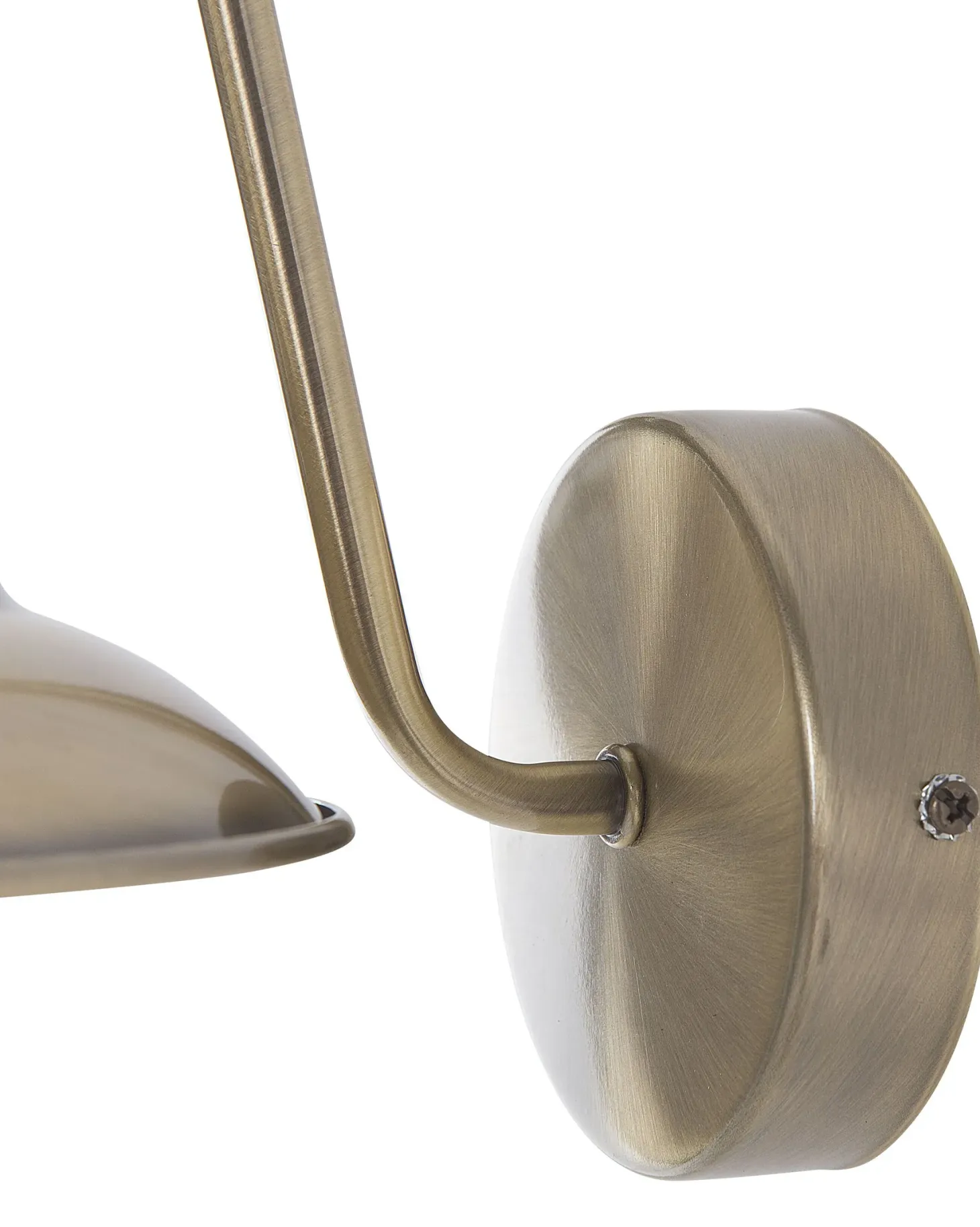 Lampa ścienna LUZA Mosiężny Metal