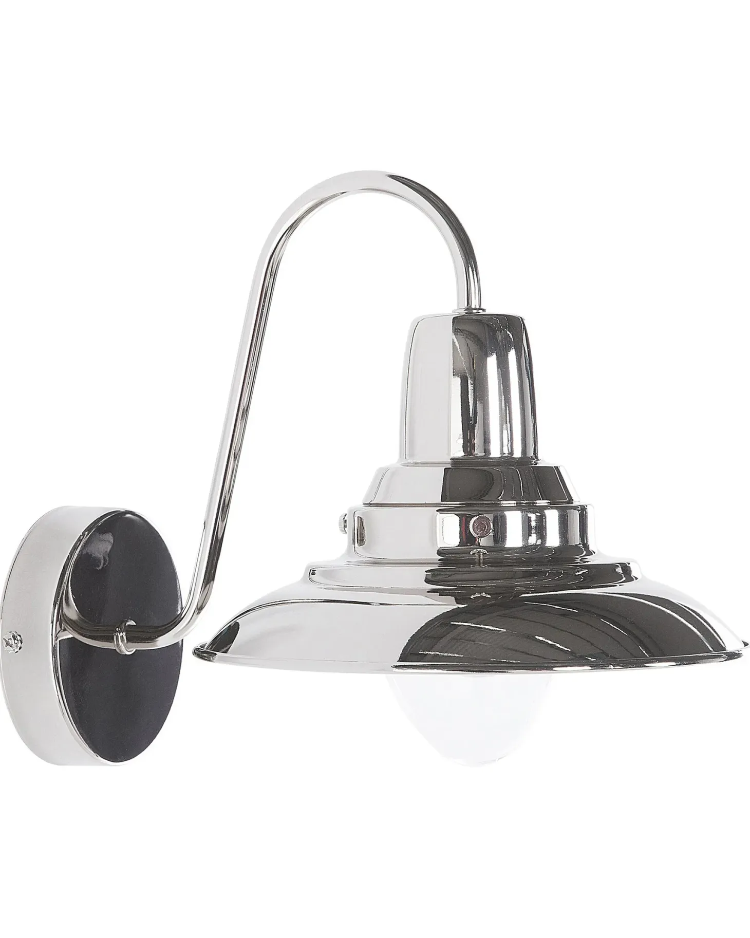 Lampa ścienna LUZA Srebrny Metal