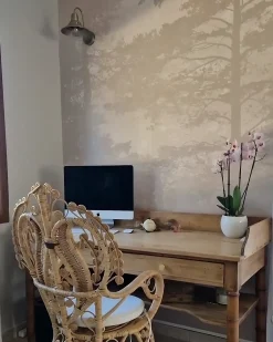 Lampa ścienna LUZA Srebrny Metal