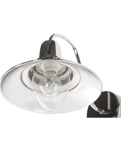 Lampa ścienna LUZA Srebrny Metal