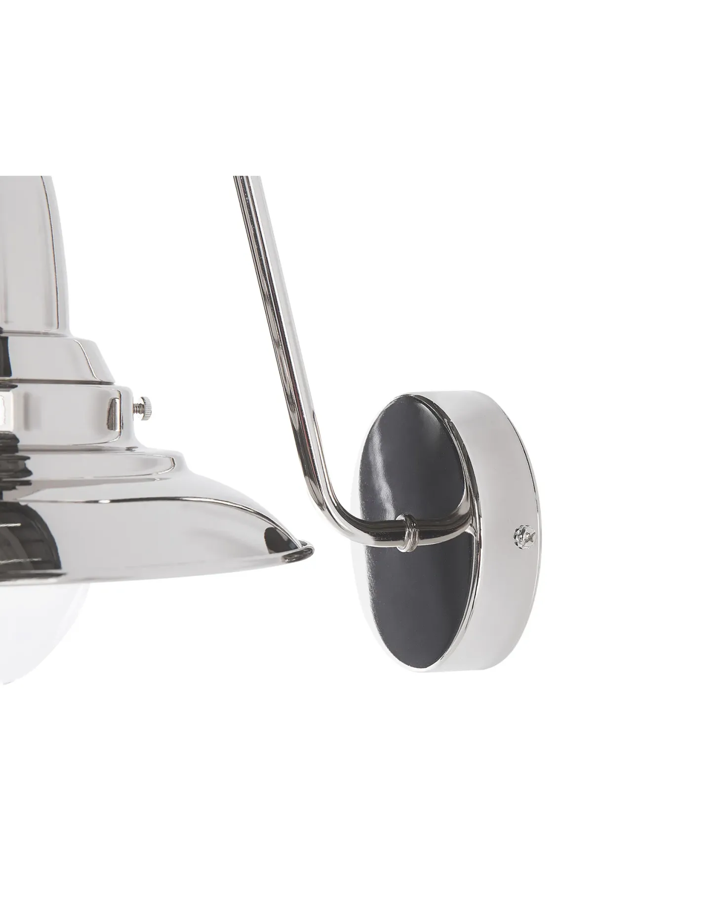 Lampa ścienna LUZA Srebrny Metal