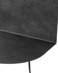 Lampa ścienna MAPI Grafitowy Metal z półką