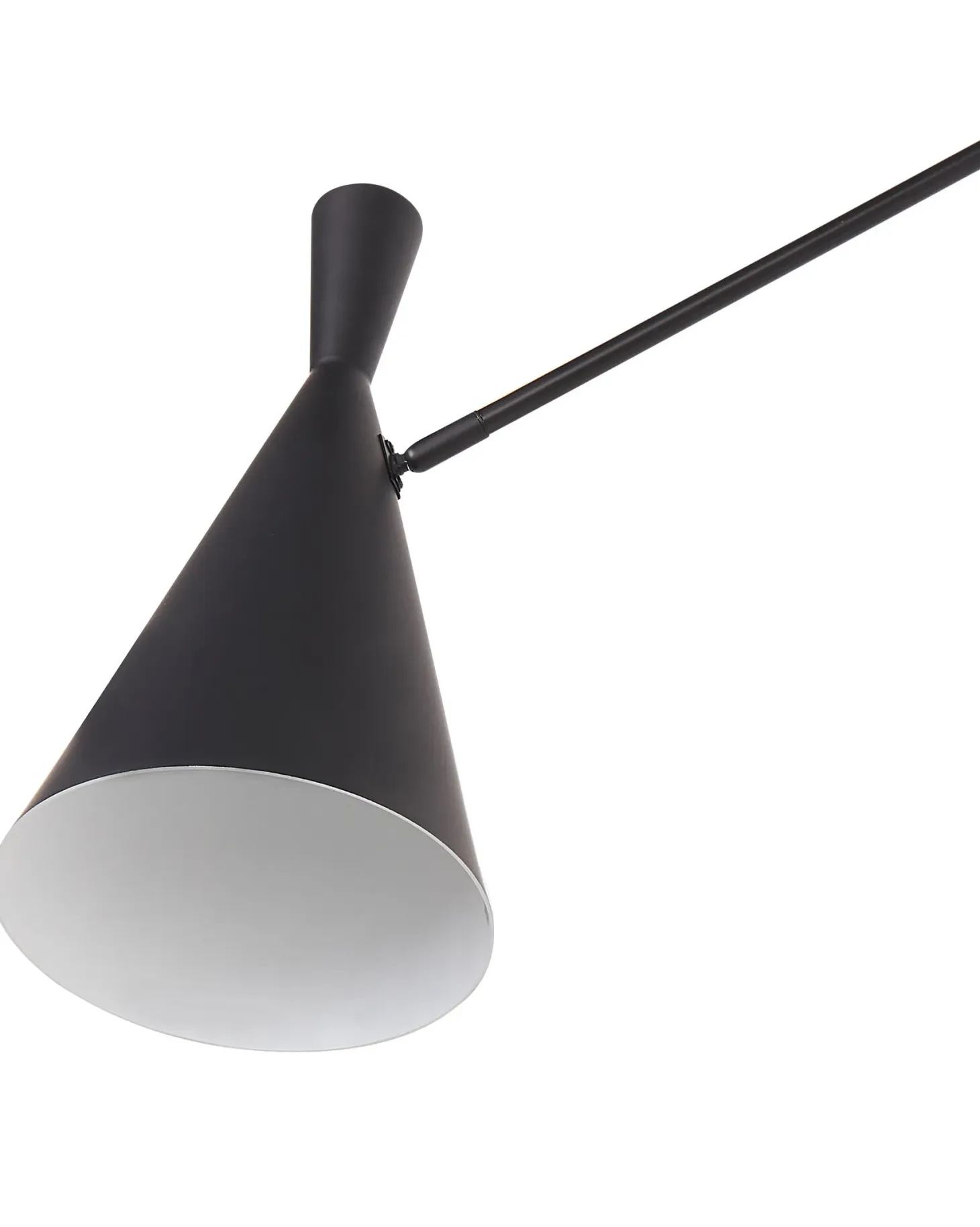 Lampa ścienna MARISA Czarny Metal Regulowana