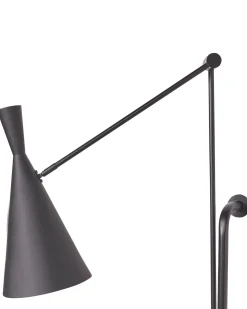 Lampa ścienna MARISA Czarny Metal Regulowana