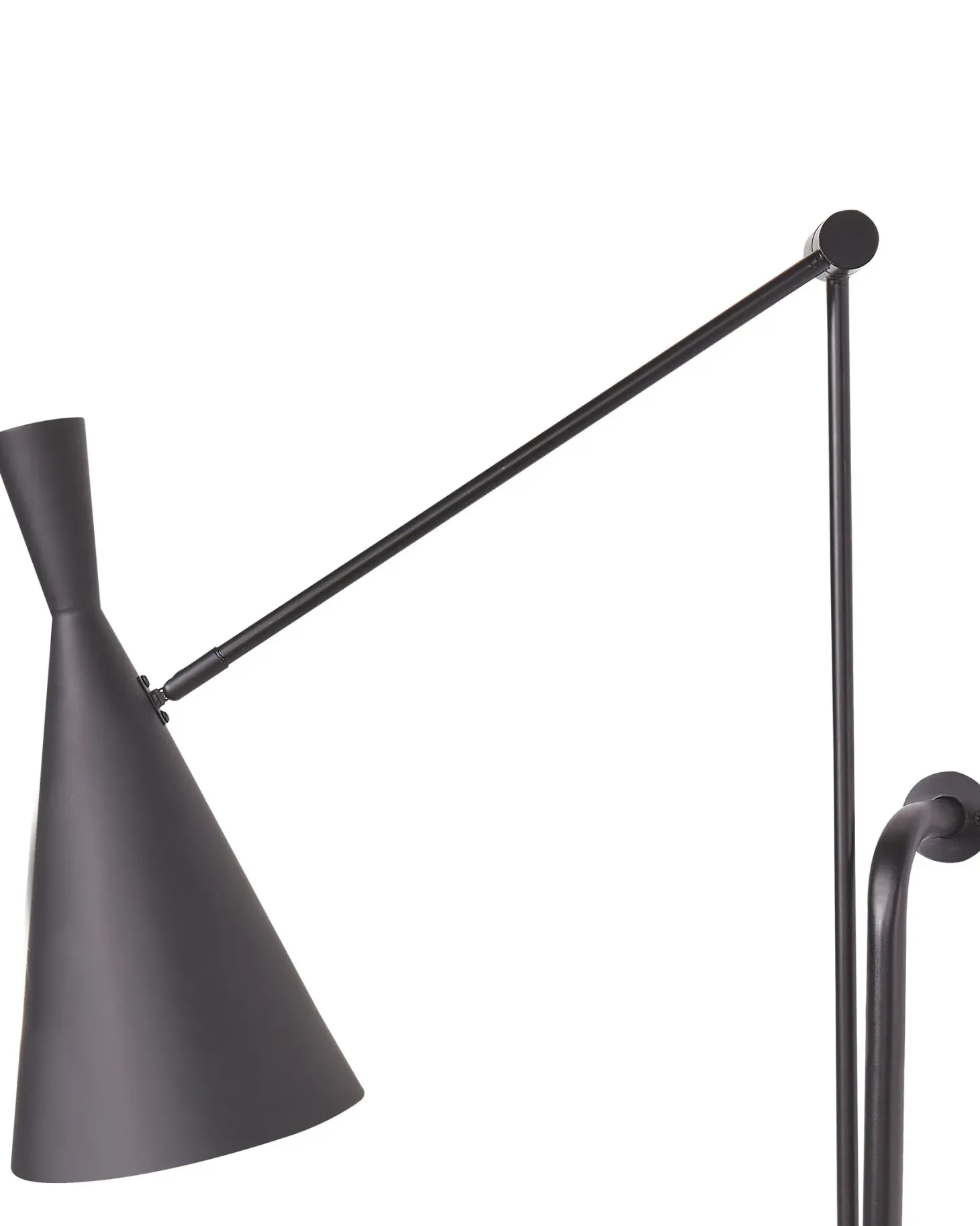 Lampa ścienna MARISA Czarny Metal Regulowana