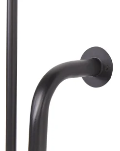 Lampa ścienna MARISA Czarny Metal Regulowana