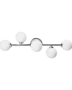 Lampa ścienna MINOTOS Srebrny Metal