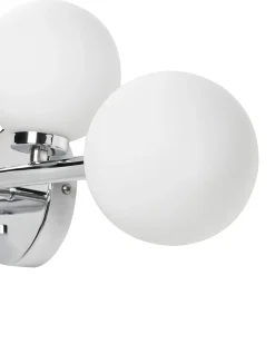 Lampa ścienna MINOTOS Srebrny Metal