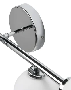 Lampa ścienna MINOTOS Srebrny Metal
