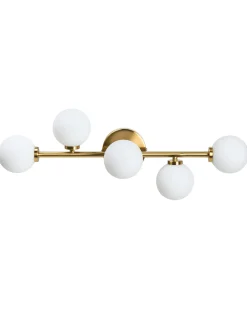 Lampa ścienna MINOTOS Złoty Metal