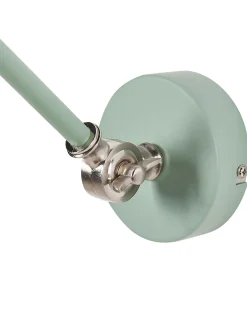 Lampa ścienna MISSISSIPPI Jasnozielony Metal Regulowana