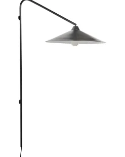 Lampa ścienna NENTON Czarny Metal