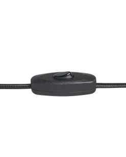Lampa ścienna NENTON Czarny Metal