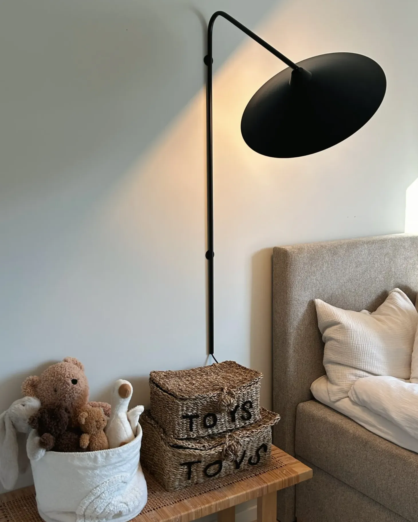 Lampa ścienna NENTON Czarny Metal