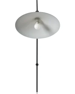 Lampa ścienna NENTON Czarny Metal