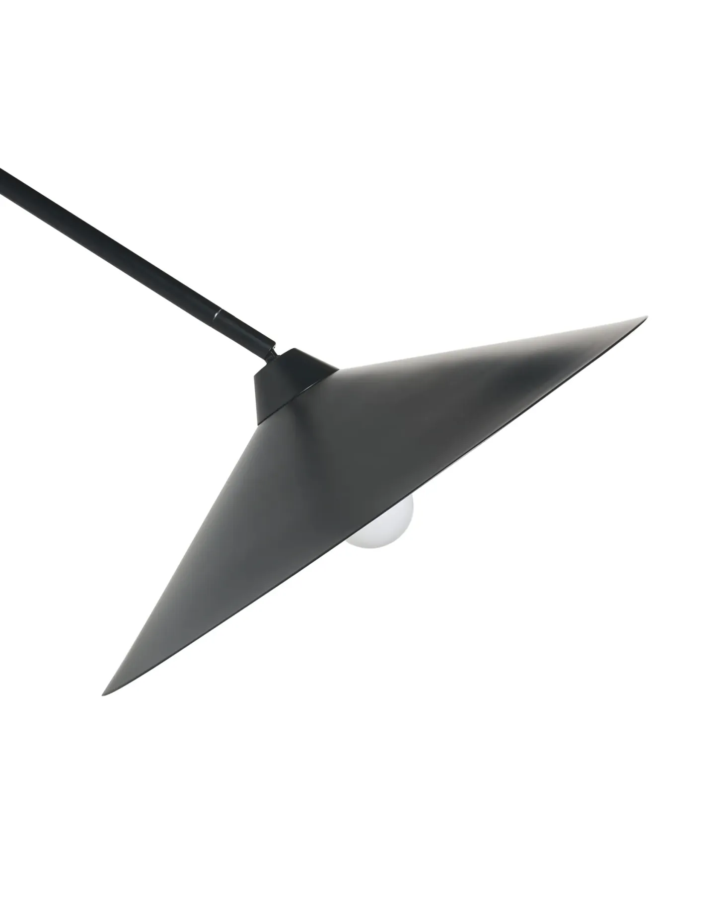 Lampa ścienna NENTON Czarny Metal