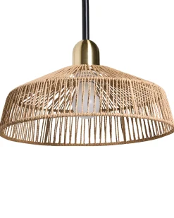 Lampa ścienna NOSARA Naturalny Papierowa plecionka