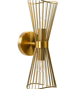 Lampa ścienna PARADA Złoty Metal