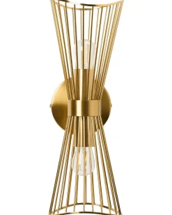 Lampa ścienna PARADA Złoty Metal