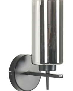 Lampa ścienna PURIRI Czarny Metal