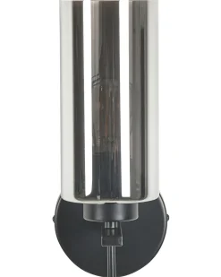 Lampa ścienna PURIRI Czarny Metal