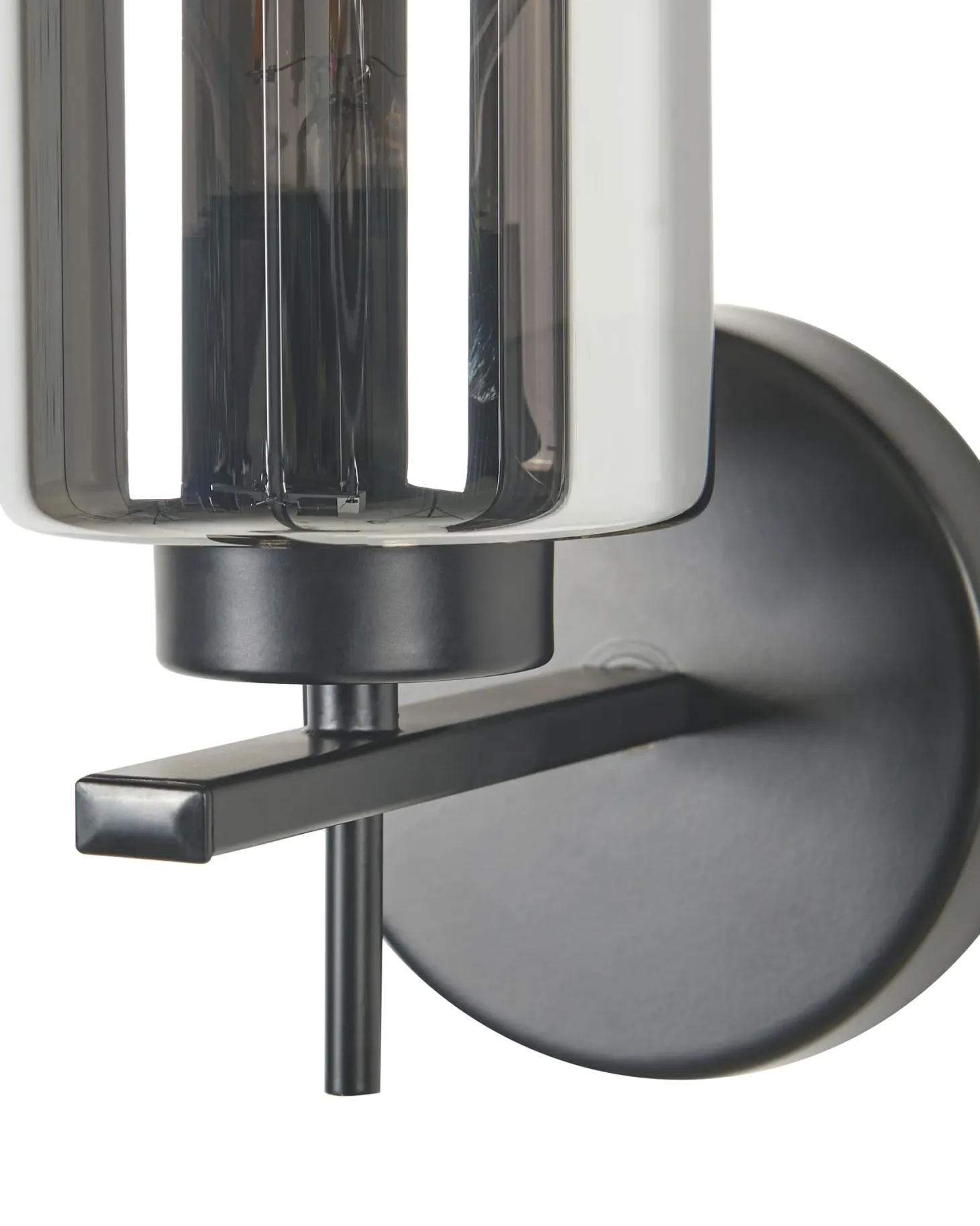 Lampa ścienna PURIRI Czarny Metal