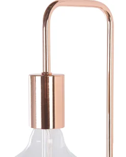 Lampa ścienna SAVENA Miedziany Metal