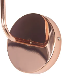 Lampa ścienna SAVENA Miedziany Metal