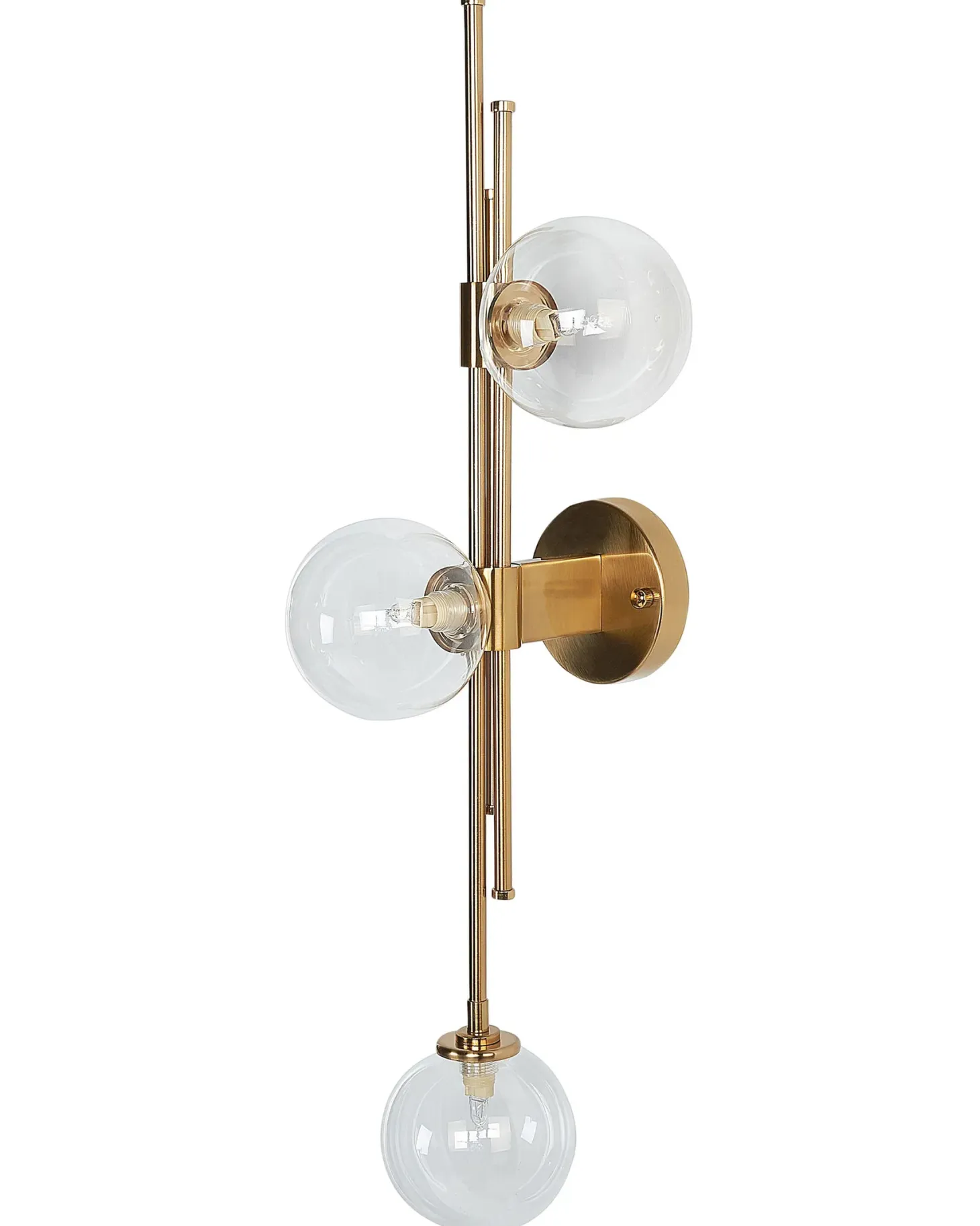 Lampa ścienna TULIJA Złoty Metal