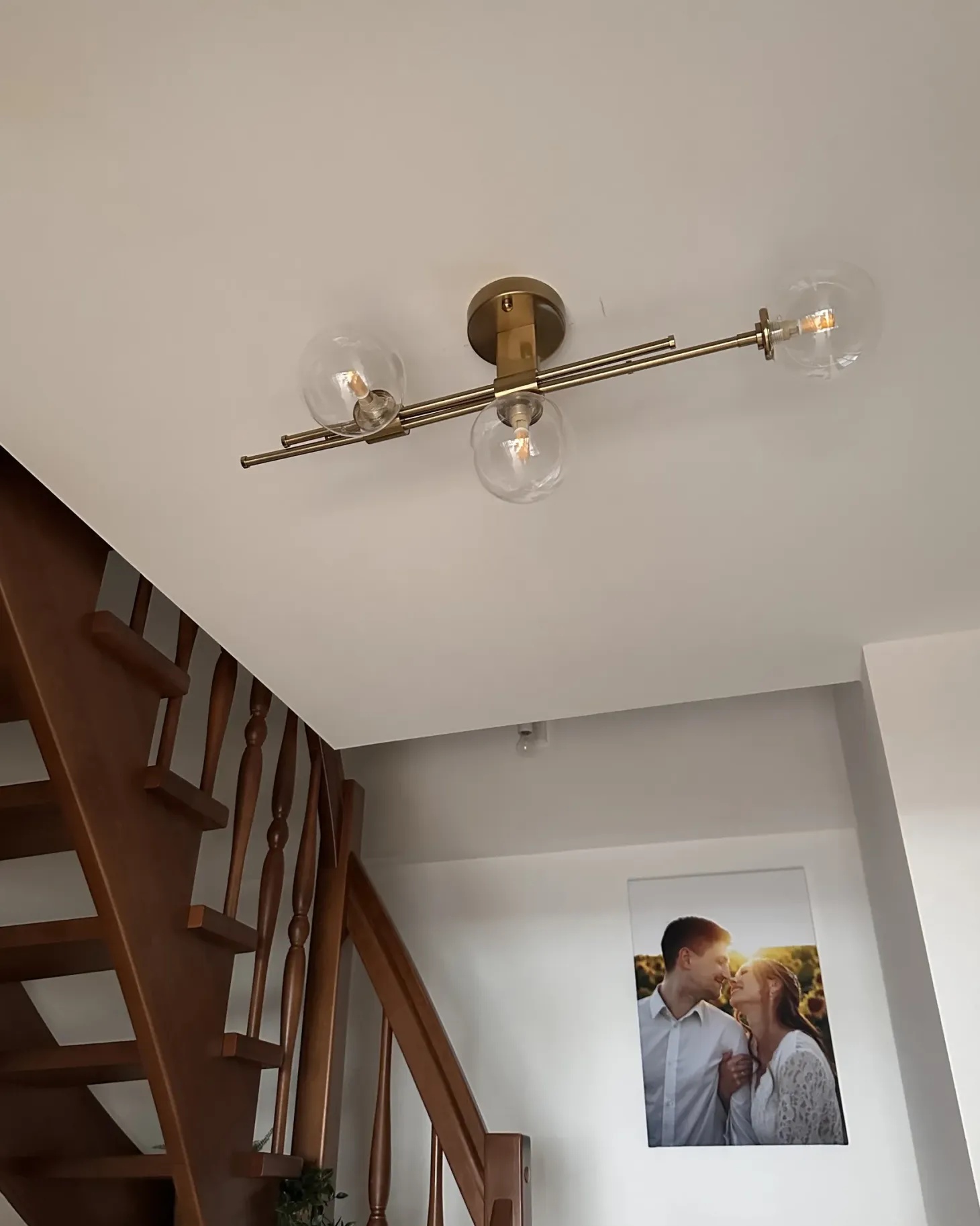 Lampa ścienna TULIJA Złoty Metal