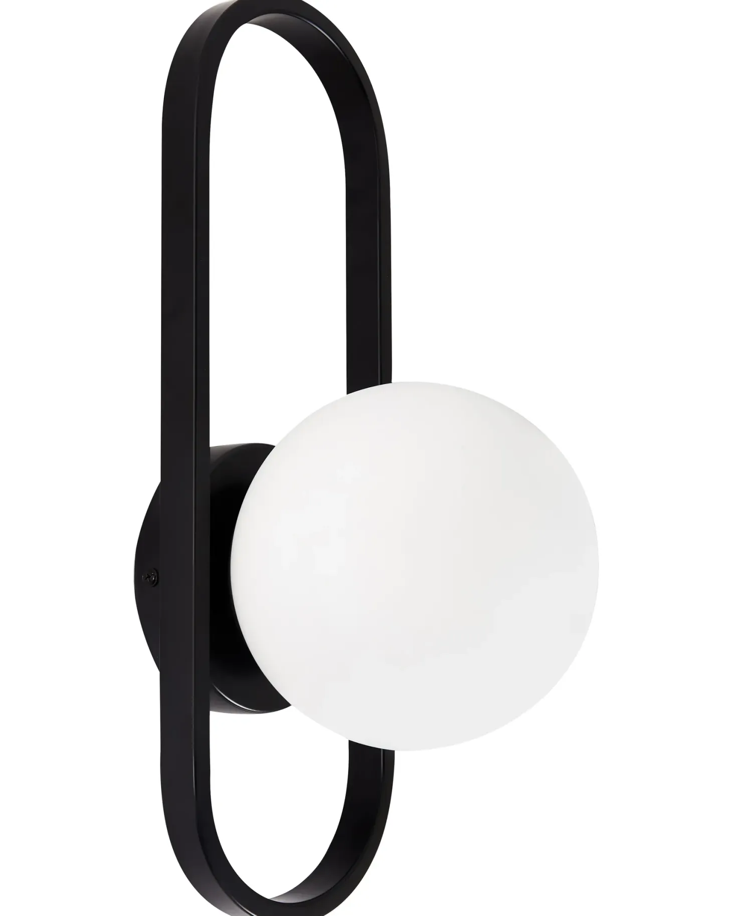 Lampa ścienna VARDI Czarny Metal