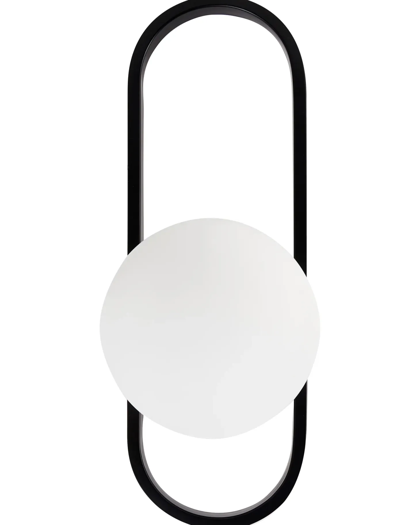 Lampa ścienna VARDI Czarny Metal