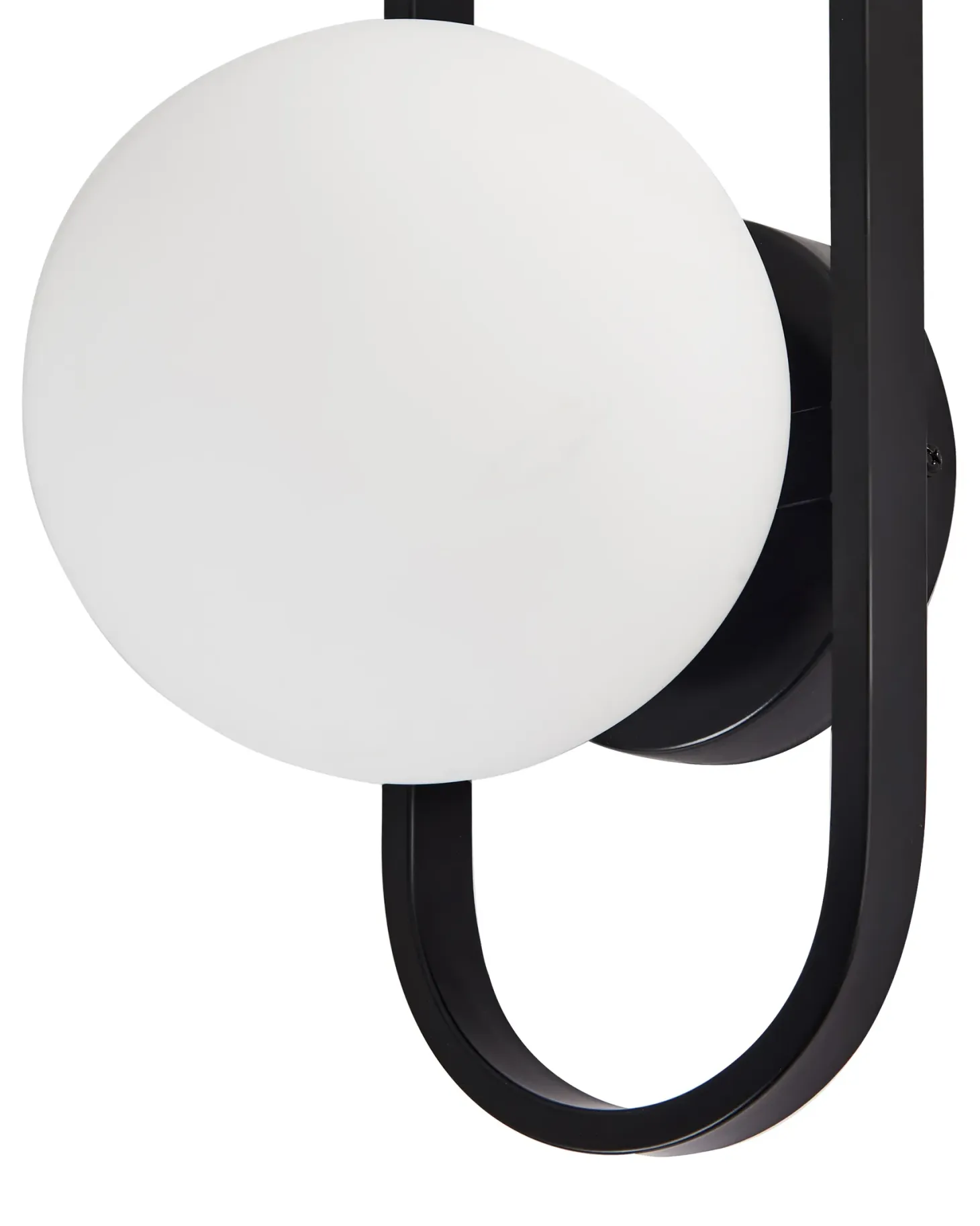Lampa ścienna VARDI Czarny Metal